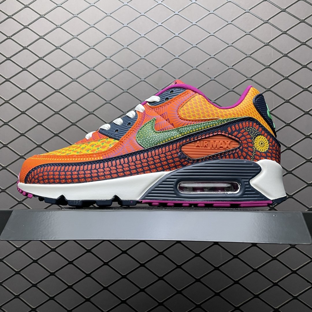 Replica Nike Air Max Shoe Nike Air Max 90 Day Of The DE AD DC5154 458 Size 36-47