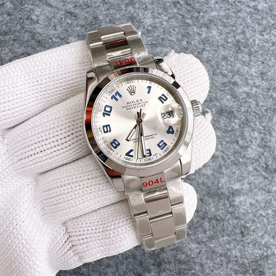 Replica Rolex Datejust 904l Stainless Steel Automatic Mechanical Watch 36mm