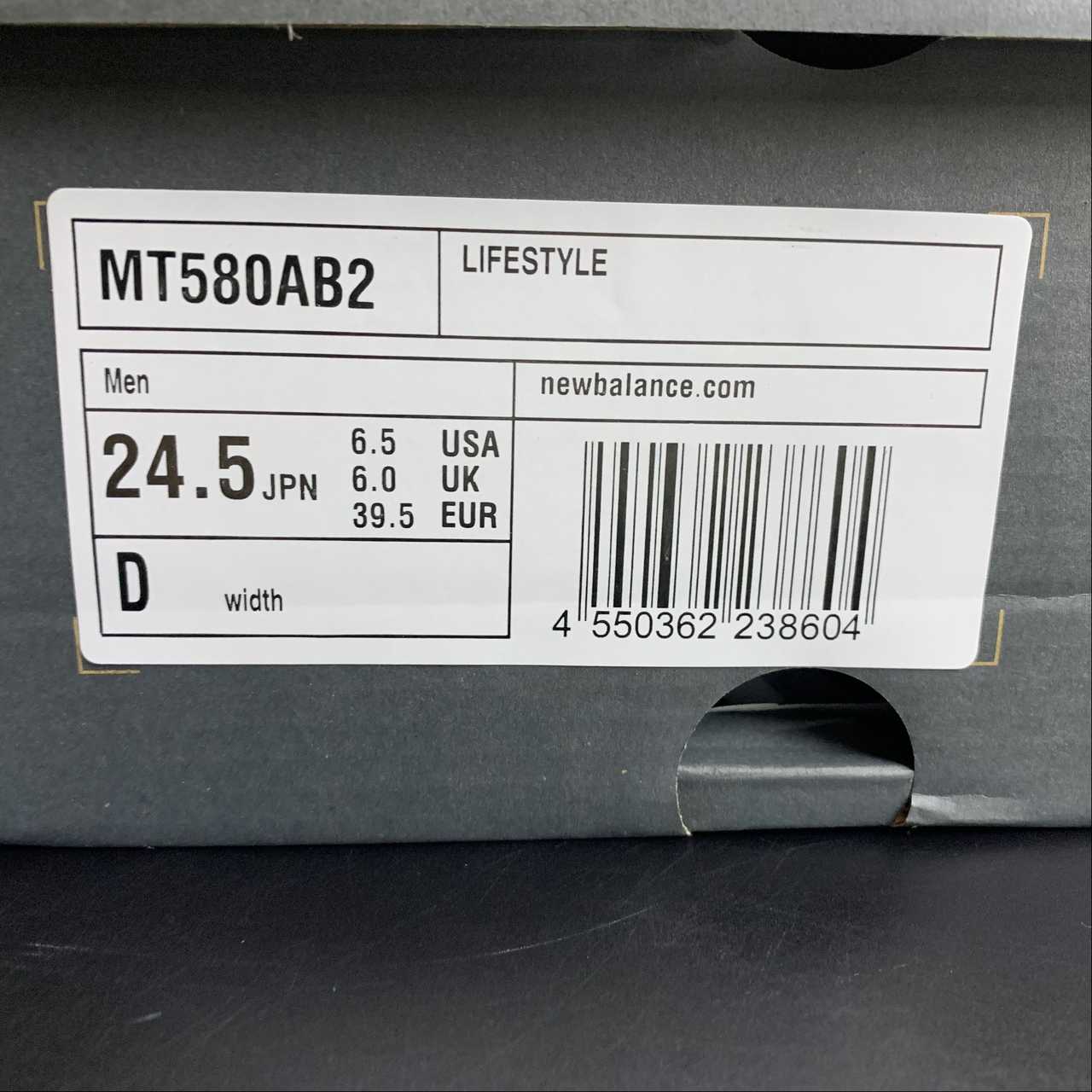 Replica New Balance Shoe New Balance NB580 MT580AB2 36 37 38 38.5 39 40 40.5 41 42 42.5 43 …