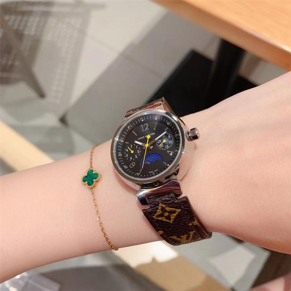 Replica LOUIS VUITTON LV 904l Stainless Steel Quartz Watch 33MM