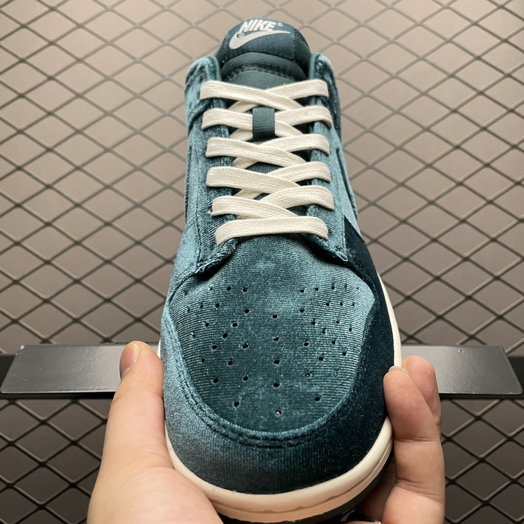 Replica Nike Dunk SB Shoe Nike Dunk Low Green Velvet DZ5224-300 SIZE 36-47.5