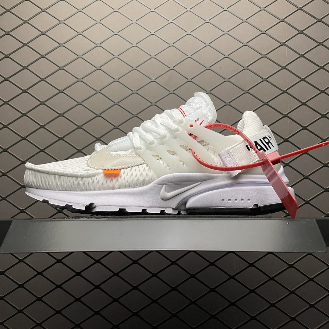 Replica OFF White Shoe Off-White x Nike Air Presto 2.0 White The 10 OW AA3830-10036-45