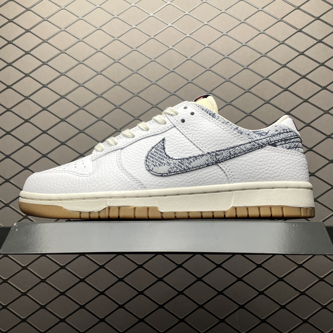 Replica Nike Dunk SB Shoe Nike Dunk LowWashed Denim FN6881-100 Size 36-46