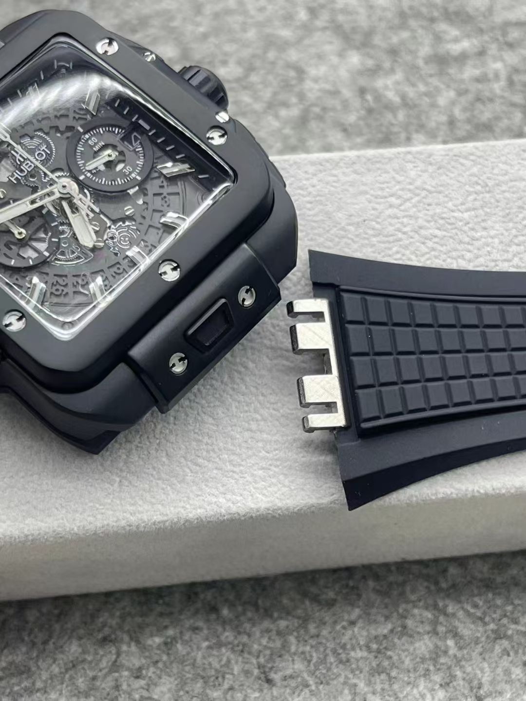 Replica Hublot 904l Stainless Steel Quartzl Watch 44MM