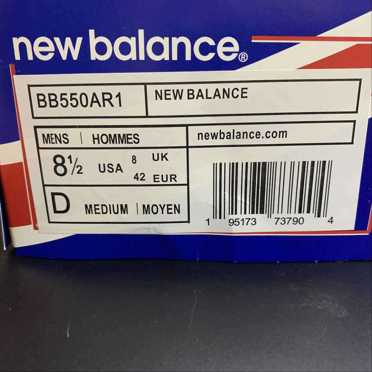 Replica New Balance Shoe New Balance NB550  BB550AR1  36 -45
