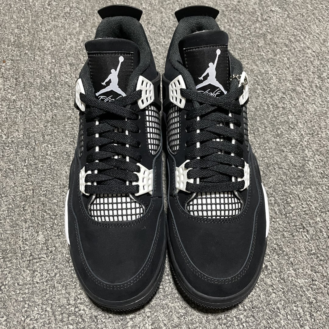 Replica Air Jordan Shoe Air Jordan 4 White Thunder AJ4 FQ8138-001 SIZE 40-47.5