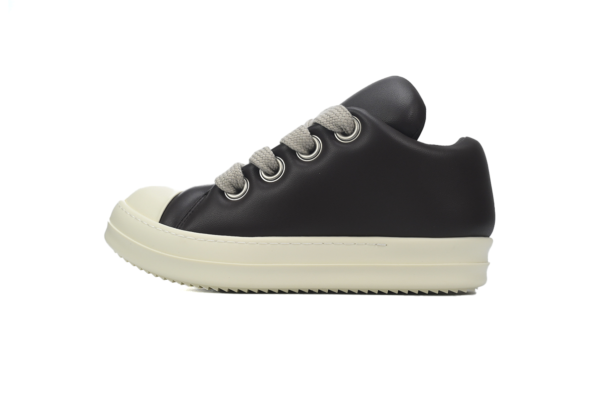 Replica Rick Owens Shoe Rick Owens Luxor Jumbo Padded Low ‘Black Milk’