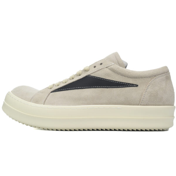 Replica Rick Owens Shoe 1911 Rick Owens Wmns Luxor Vintage Low ‘Milk Black’