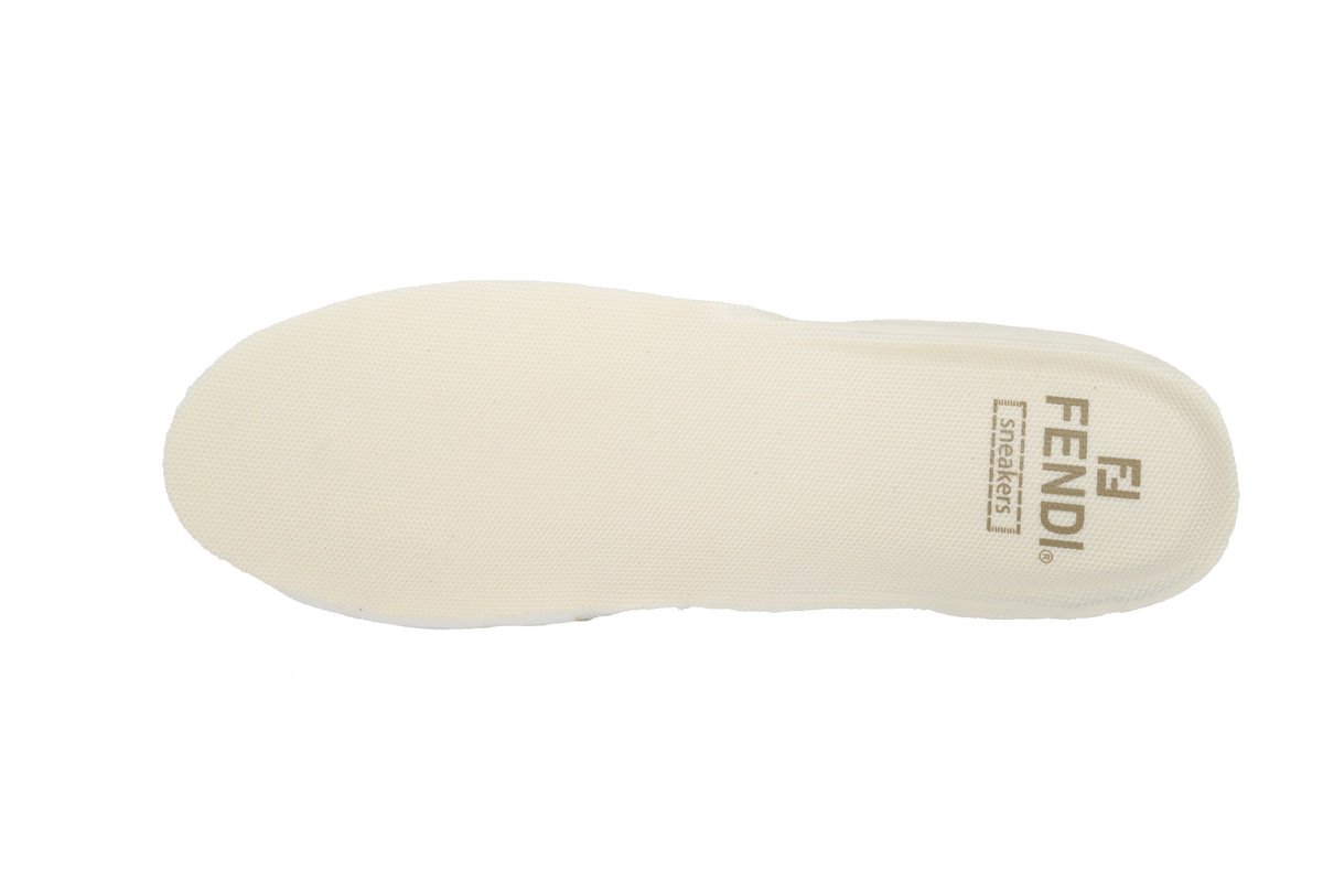 Replica Fendi Shoe Fendi Match White Silver