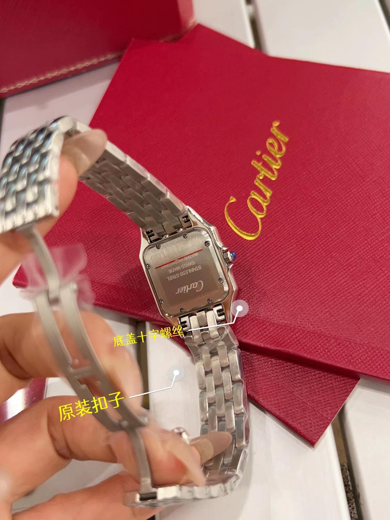 Replica Cartier Panthere 904l Stainless Steel Quartz Watch 27mm