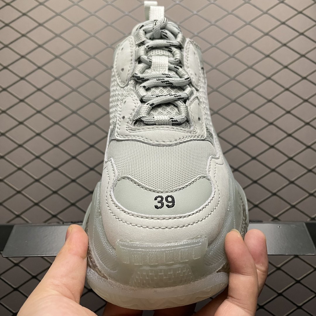 Replica Balenciaga Shoe Balenciaga Triple S Clear Solo Sneaker 544351 Size 35-45 1040