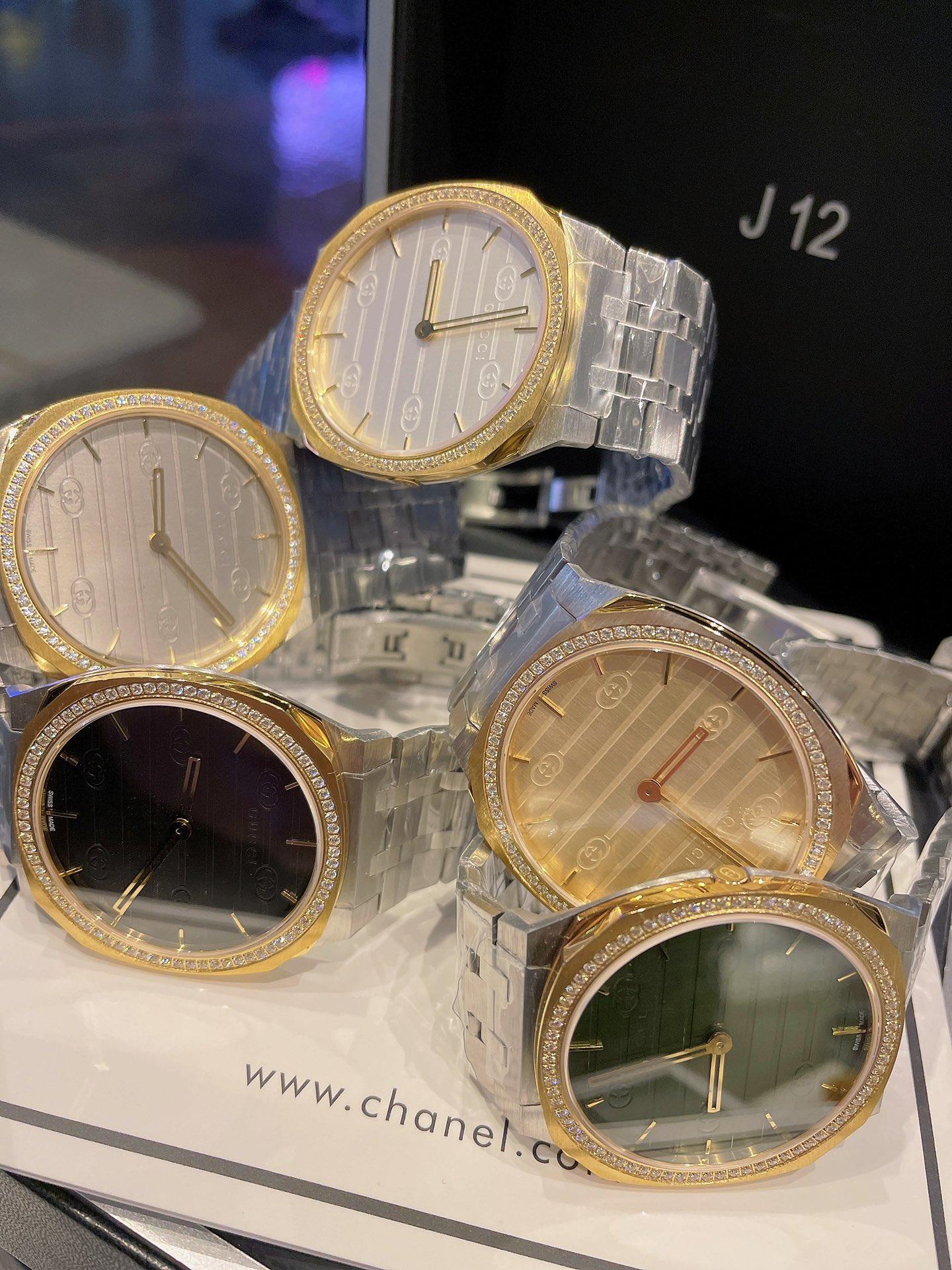 Replica Gucci 904l Stainless Steel Quartz Watch 38MM