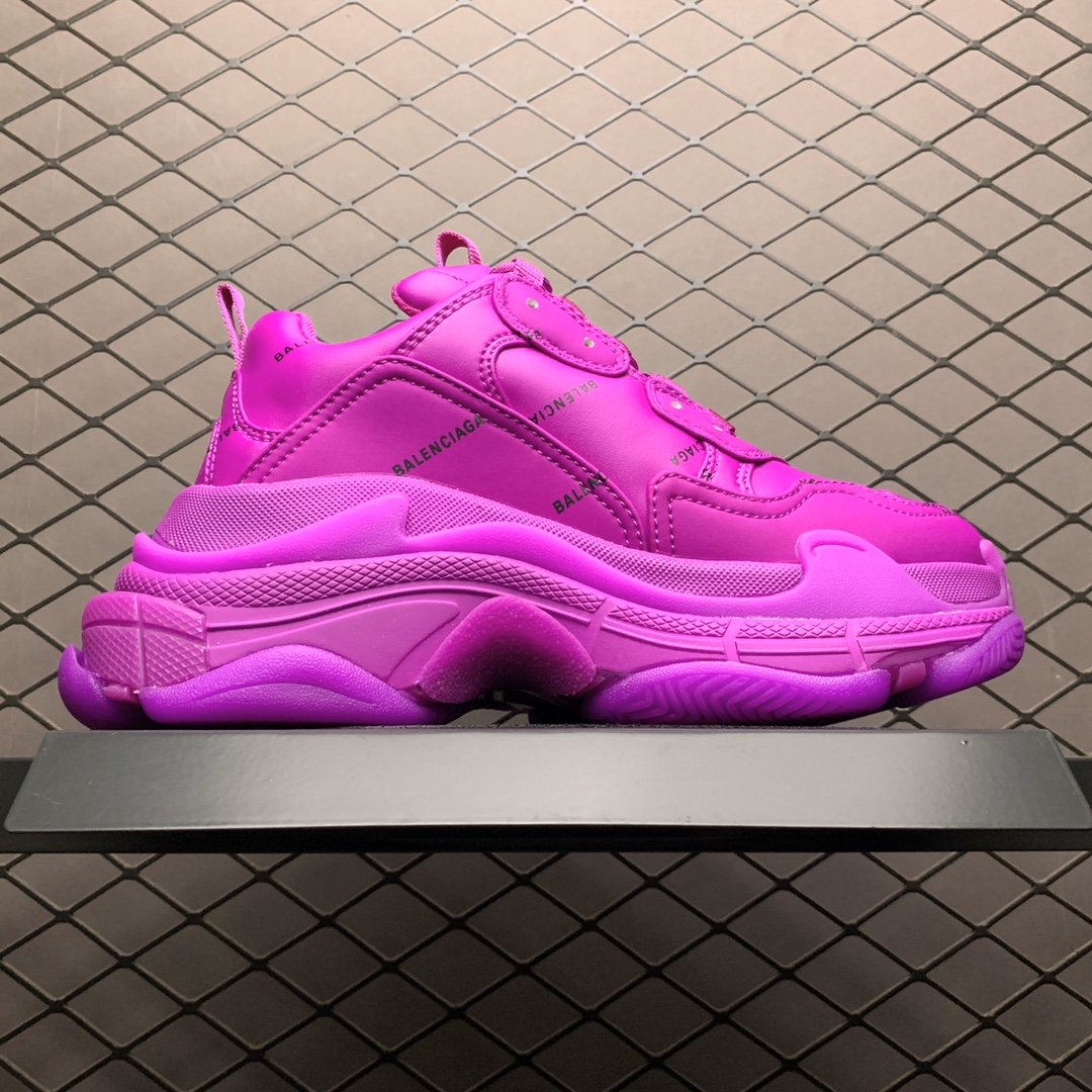 Replica Balenciaga Shoe Balenciaga Triple S Purple 35-45