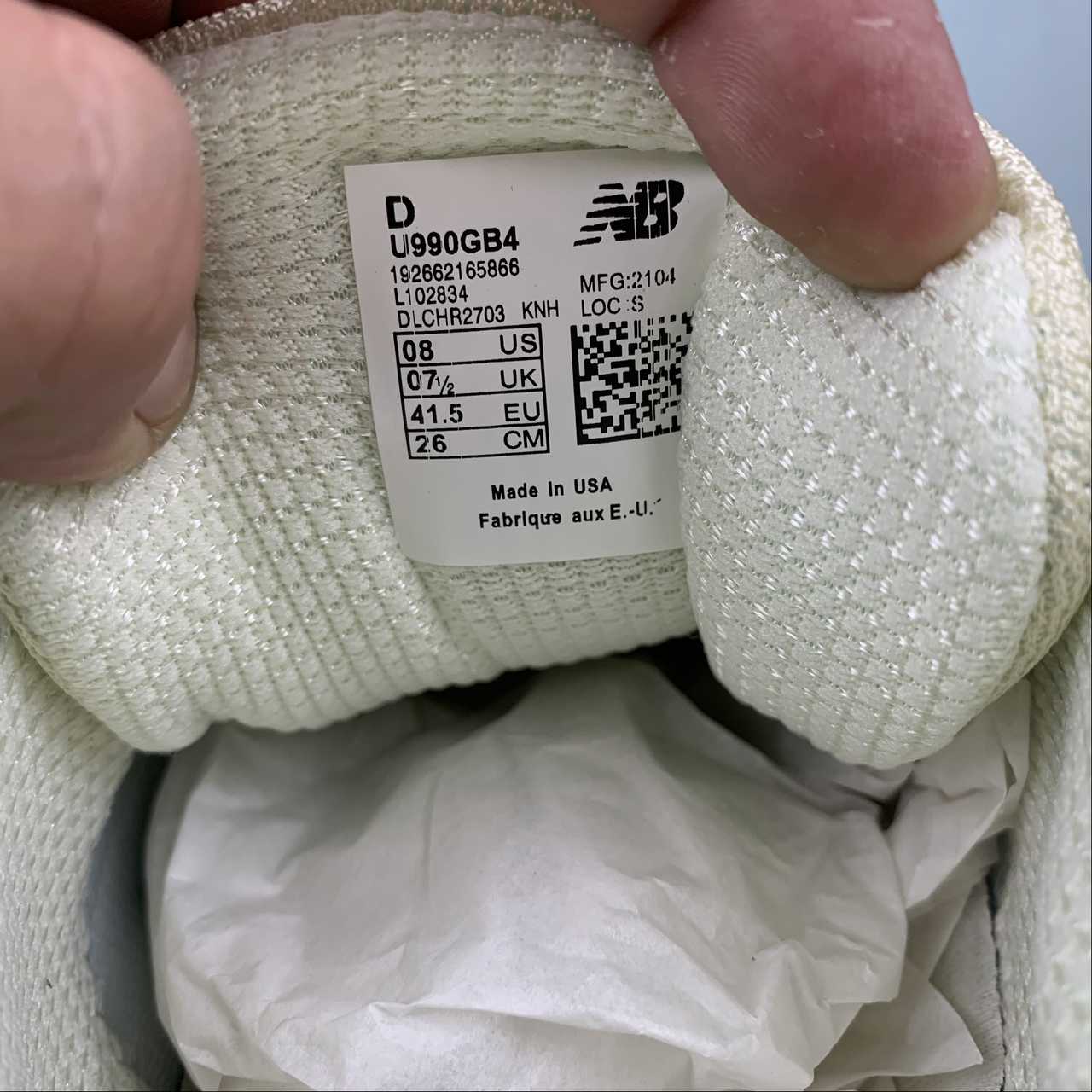 Replica New Balance Shoe New Balance NB990 U990GB4  36-45