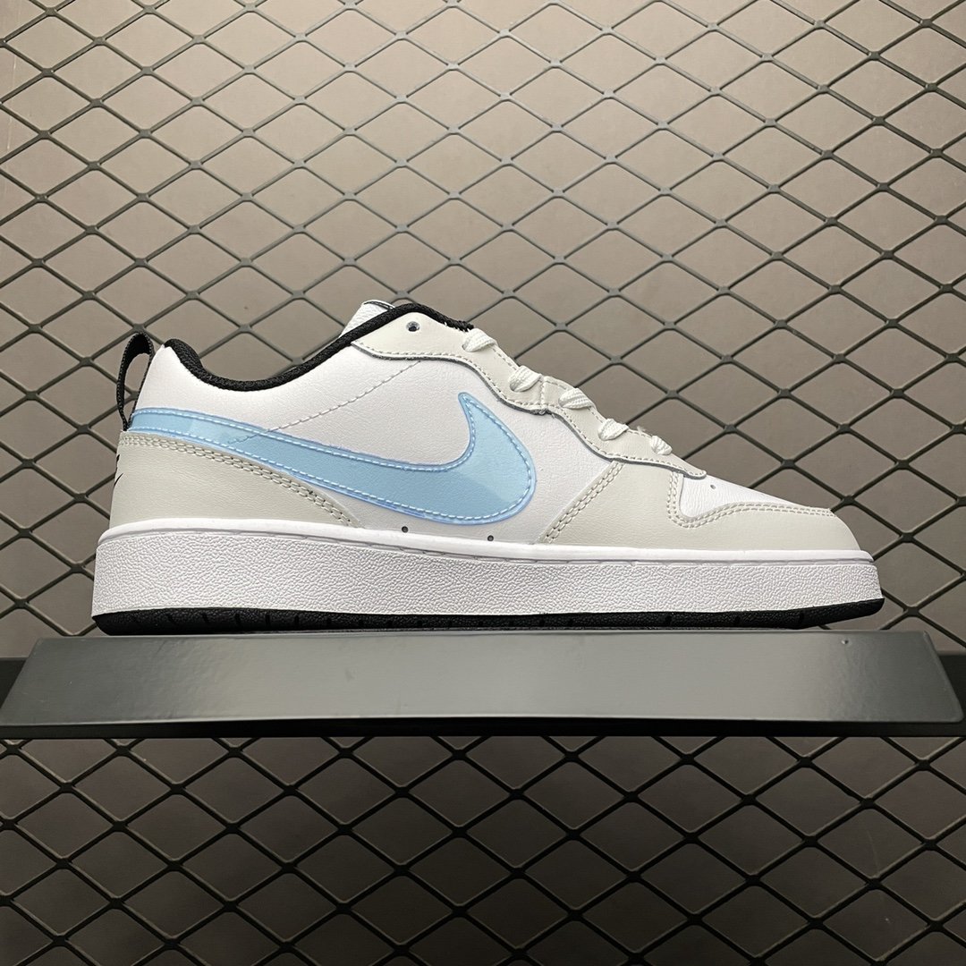 Replica Nike Shoe Nike Court Borough Low 2 GS CW1624-100 36-43