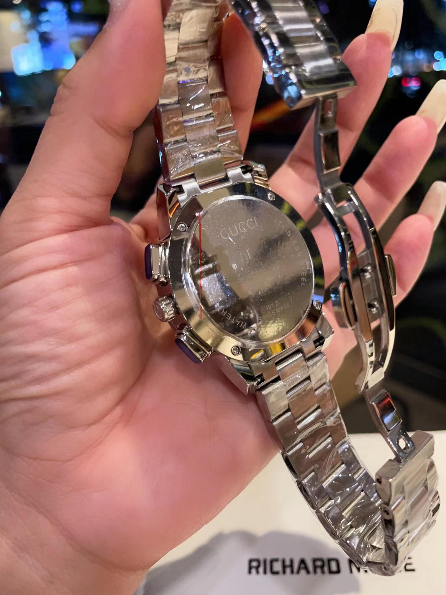 Replica Gucci 904l Stainless Steel Quartz Watch 43MM