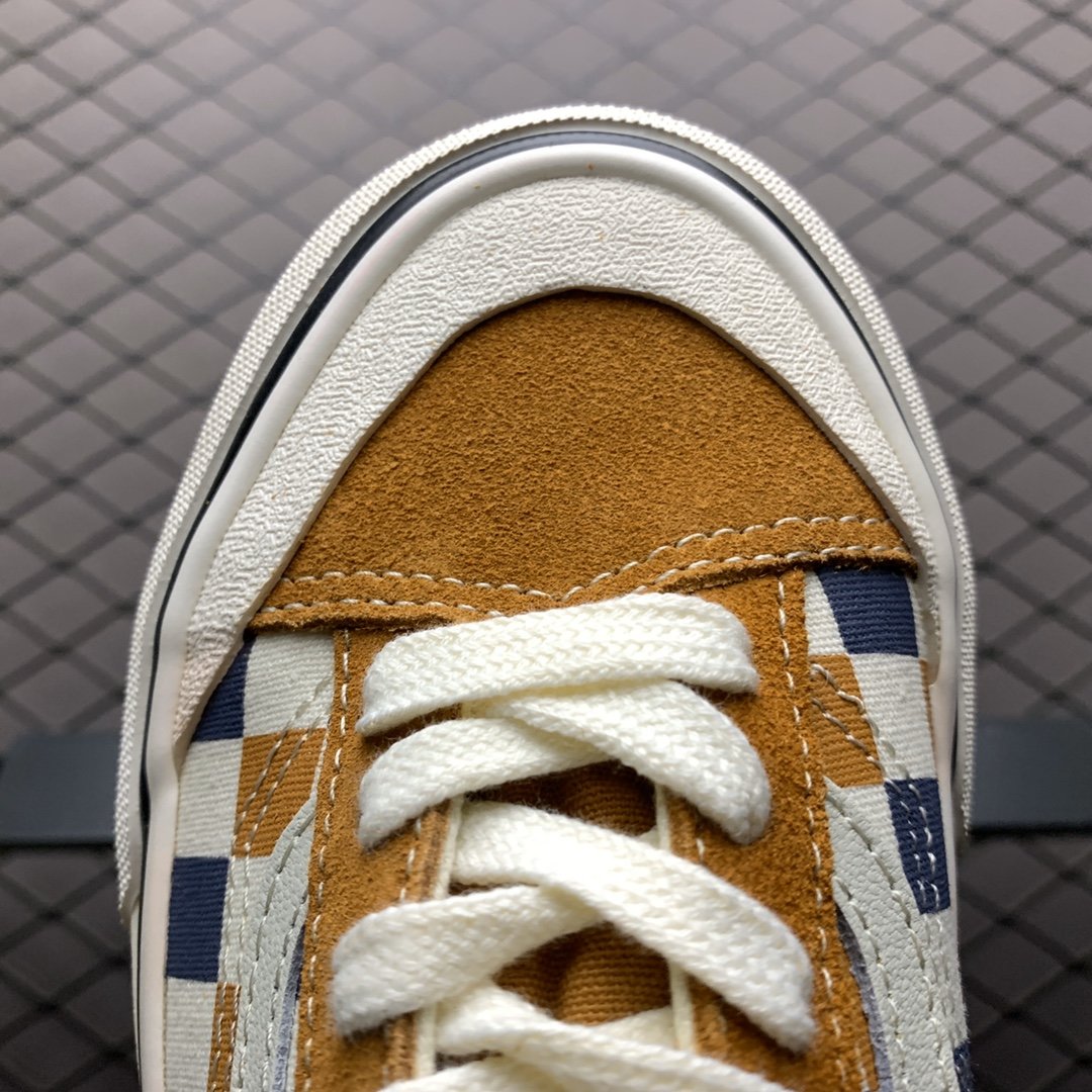 Replica Vans Shoe Vans Style 36 Brown White Blue Size 35-44