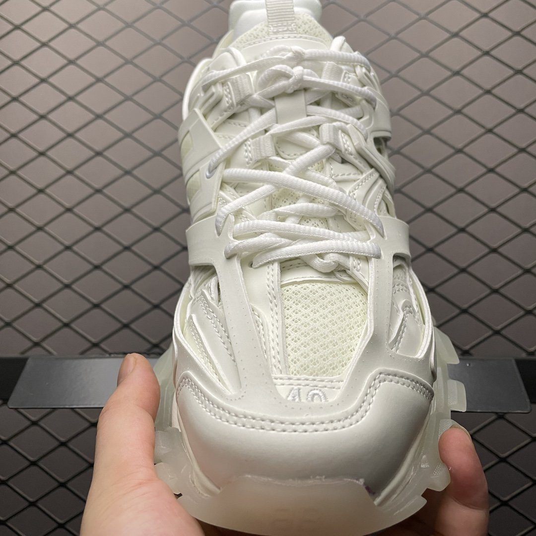 Replica Balenciaga Shoe Balenciaga Sneaker Tess s Gomma MAILLE WHITE-ORANGE 35-46 08