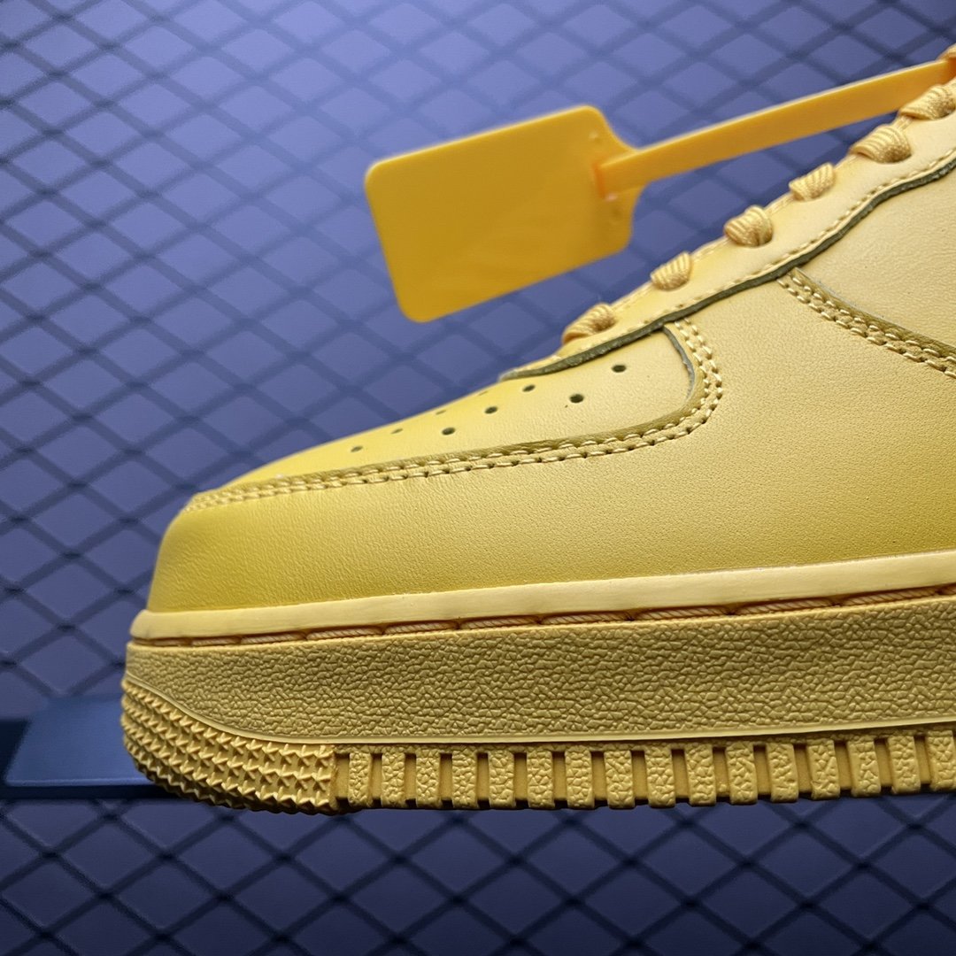 Replica OFF White Shoe Off-White X Nike Air Force 1University GoldOW DD1876-700 40-47