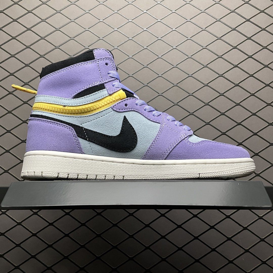 Replica Air Jordan Shoe Air Jordan 1 Switch Purple PulseCW6576-500 Size 36-46