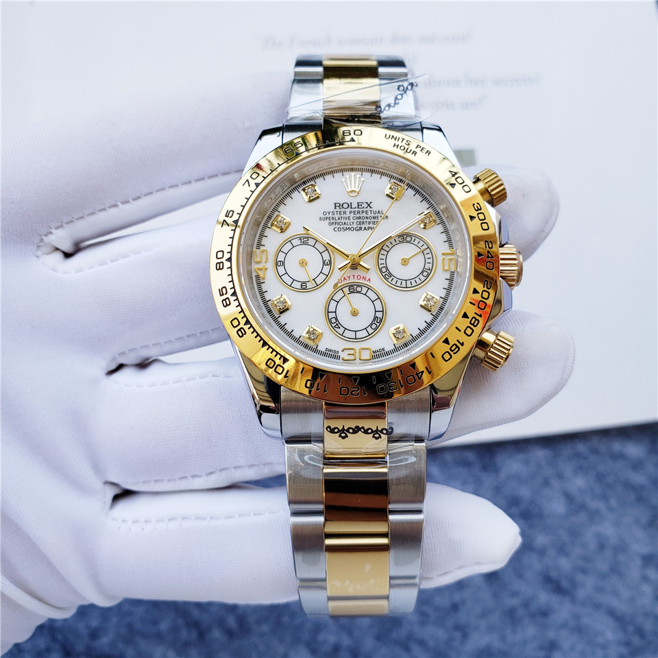 Replica Rolex Daytona 904l Stainless Steel Automatic Mechanical Watch 40mm