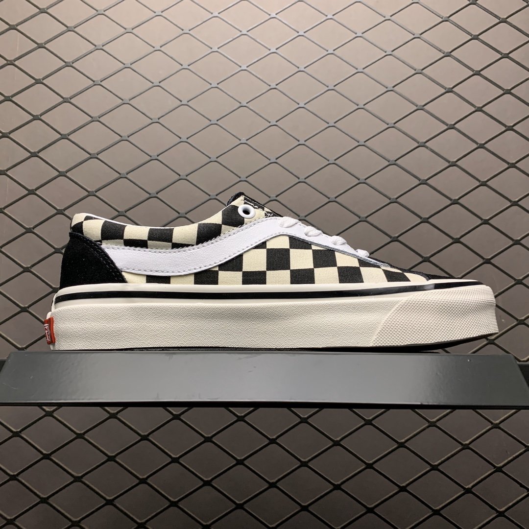 Replica Vans Shoe Vans Bold Ni BLACK WHITE 35-44