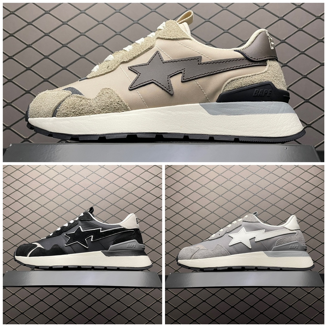 Replica Bape Shoe Bape Poad Sta Express Gray Size 36-45