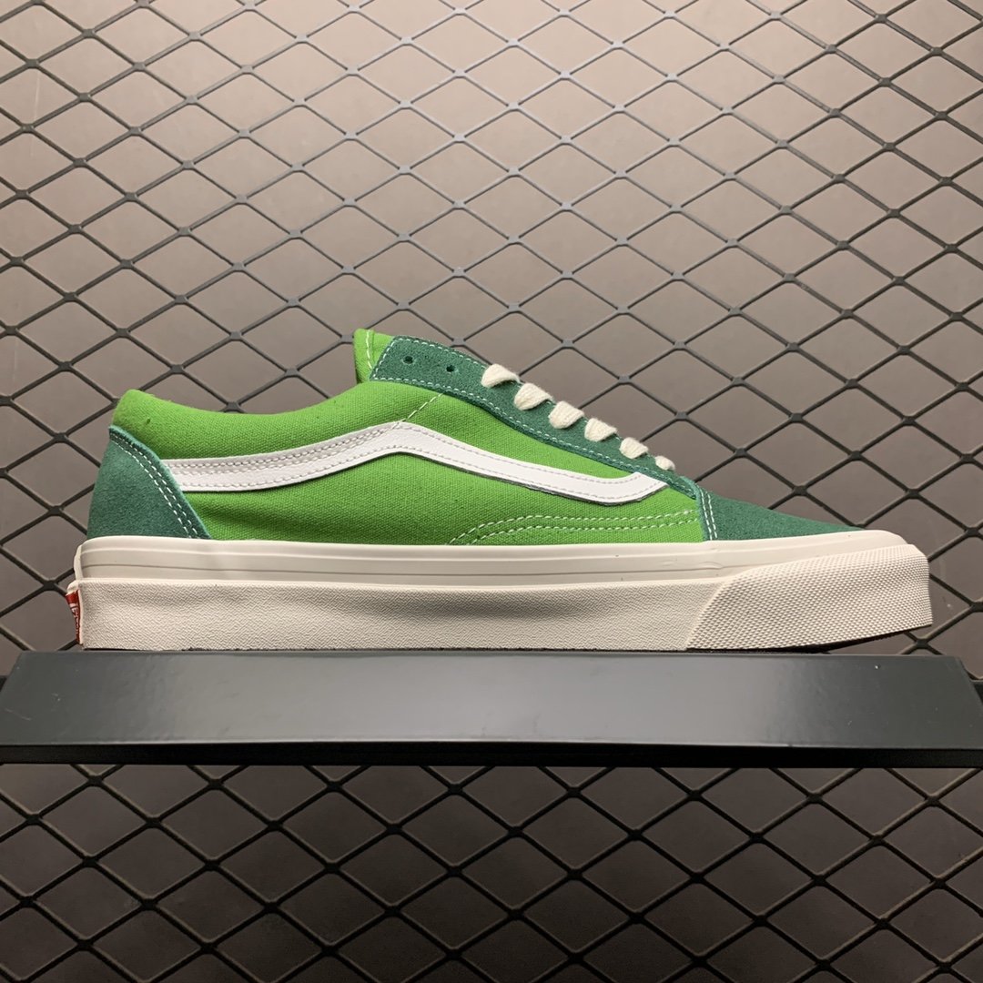 Replica Vans Shoe Vans Style 36 GREEN2 35-44