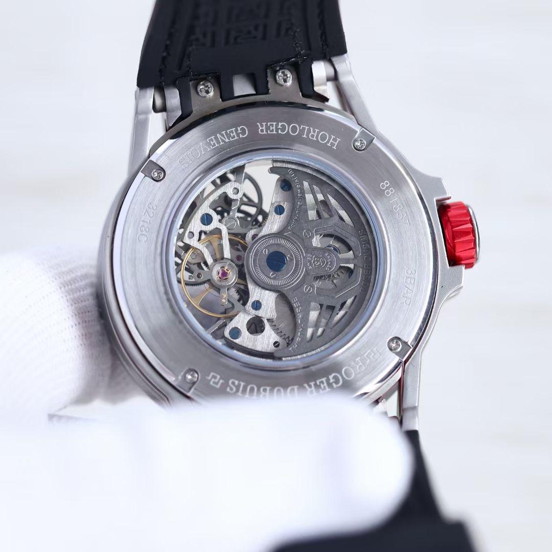 Replica Roger Dubuis 904l Stainless Steel Automatic Machine Watch 46MM