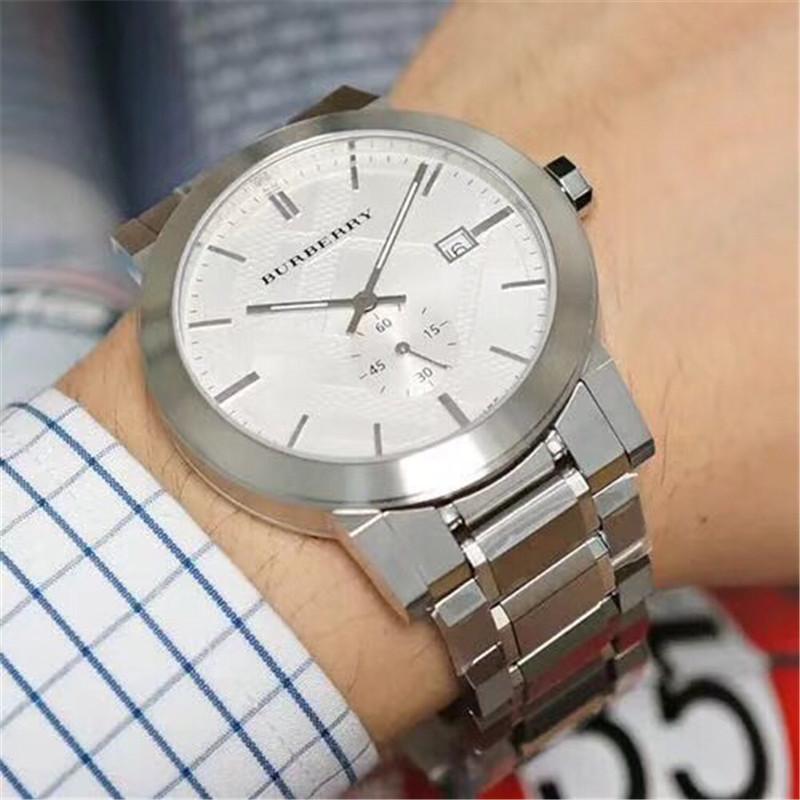 Replica Burberry 904l Stainless Steel Quartz Watch 42MM
