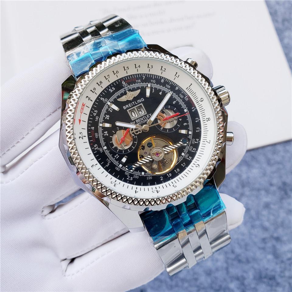 Replica BREITLING 904l Stainless Steel Automatic Machine Watch 46MM