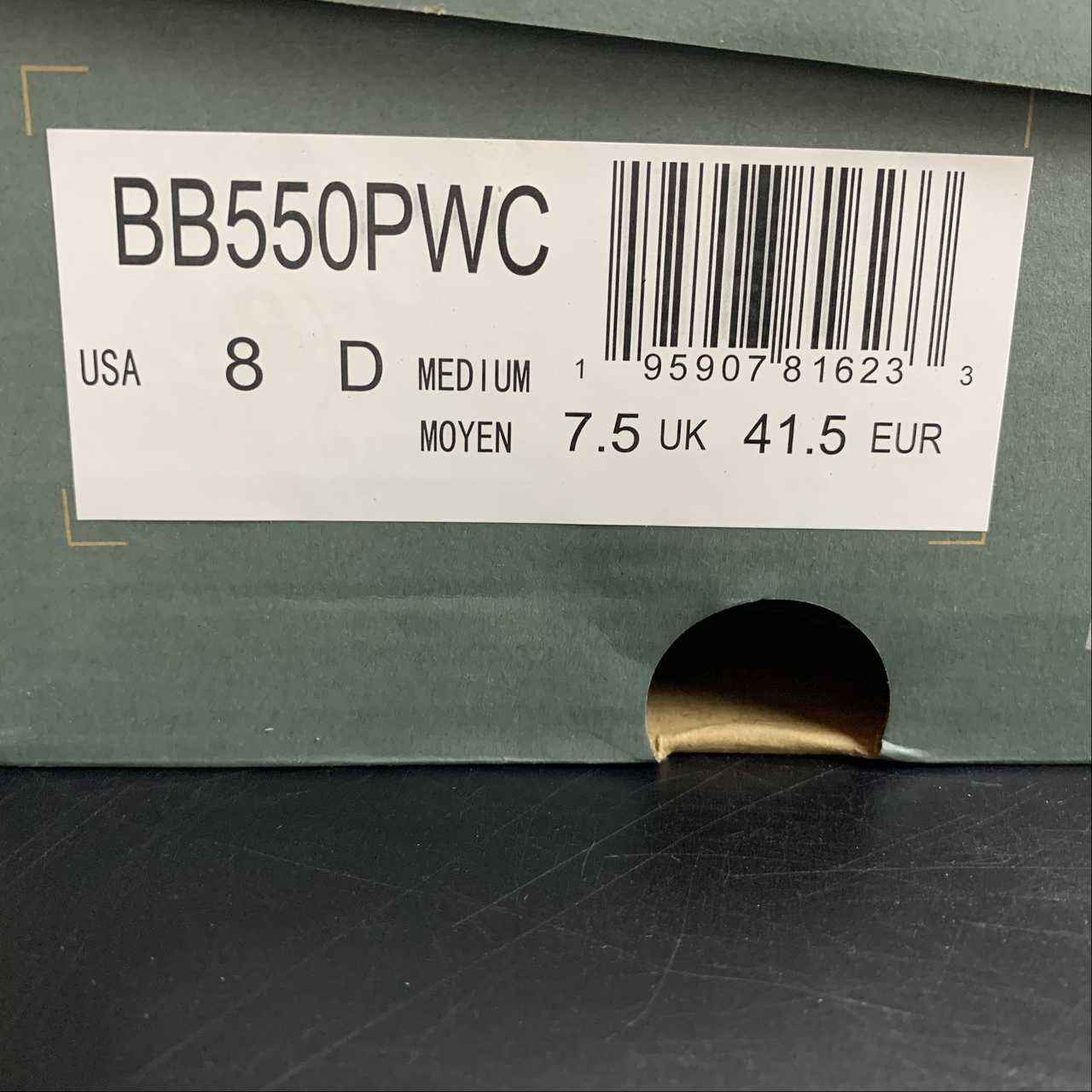 Replica New Balance Shoe New Balance NB550  BB550PWC  36-45