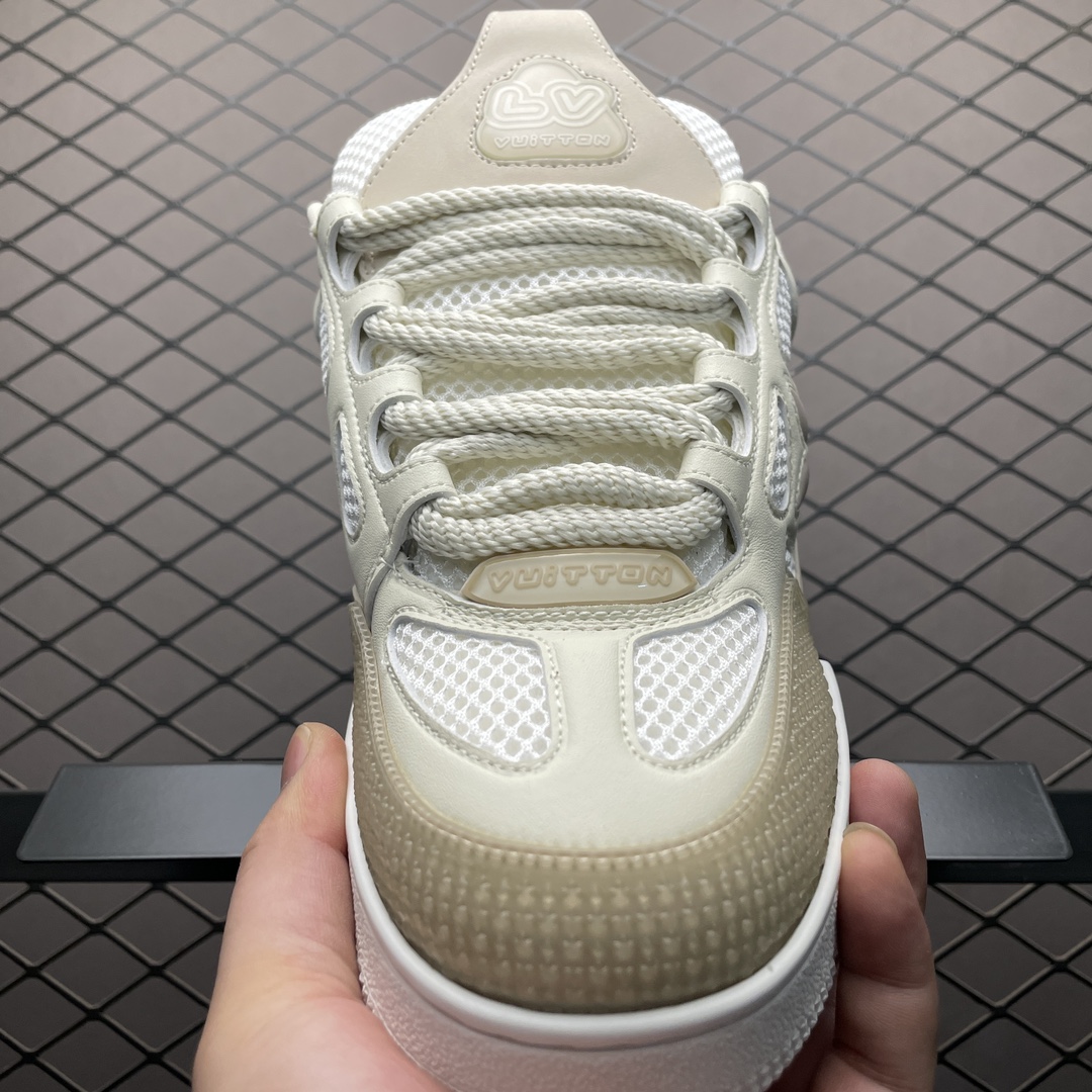 Replica Louis Vuitton Shoe Louis Vuitton LV Trainer Size 35-46 beige