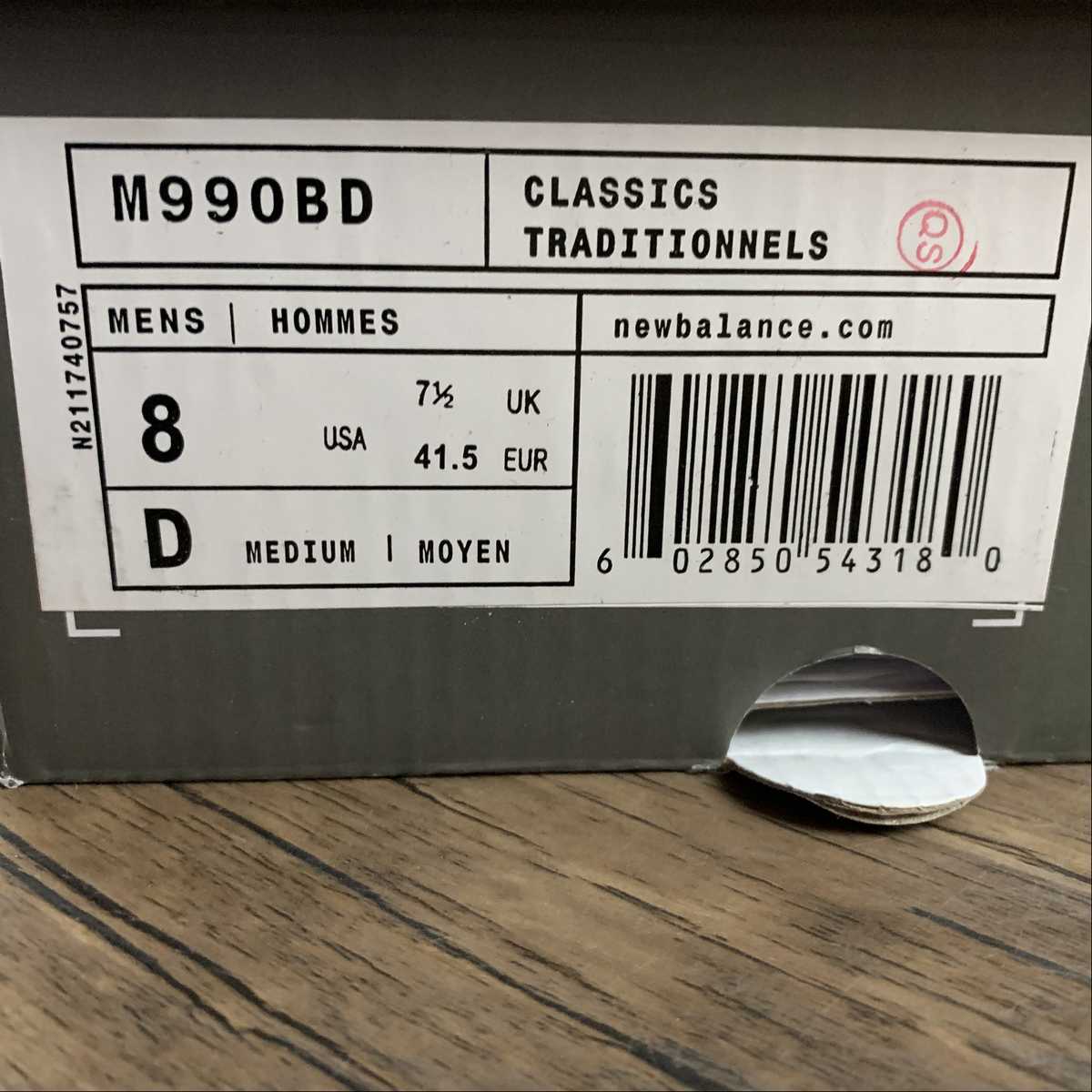 Replica New Balance Shoe New Balance NB990  M990BD  36-45