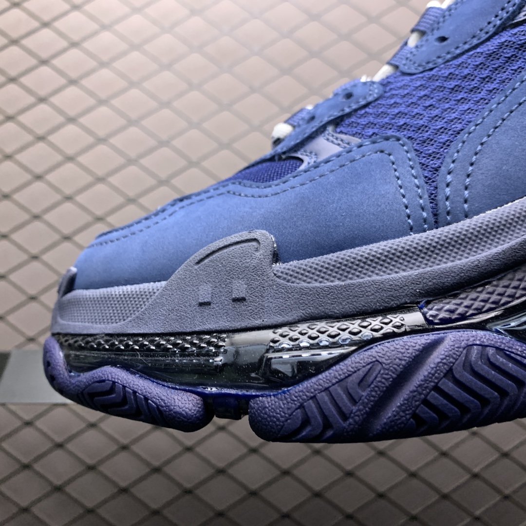 Replica Balenciaga Shoe Balenciaga Triple S 3.0 35 36 37 38 39 40 BLUE