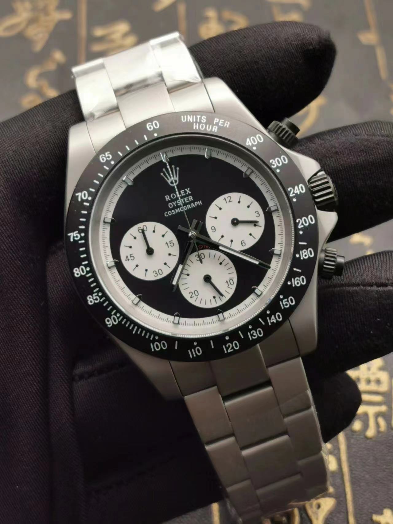 Replica Rolex Daytona 904l Stainless Steel VK Quartz Watch 40MM
