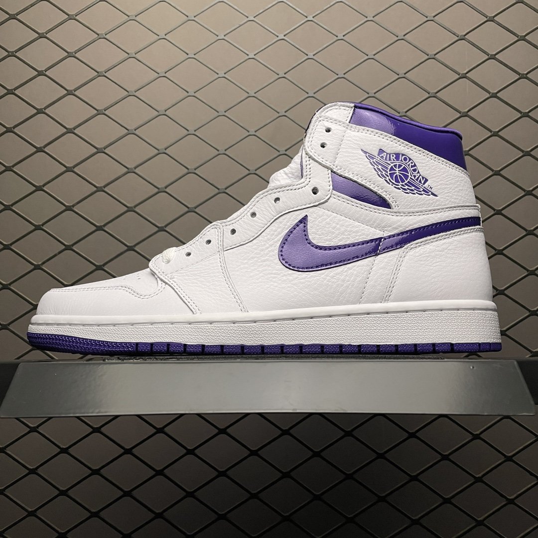 Replica Air Jordan Shoe Air Jordan 1 Retro Hi OG Court Purple CD0461-151 36-47