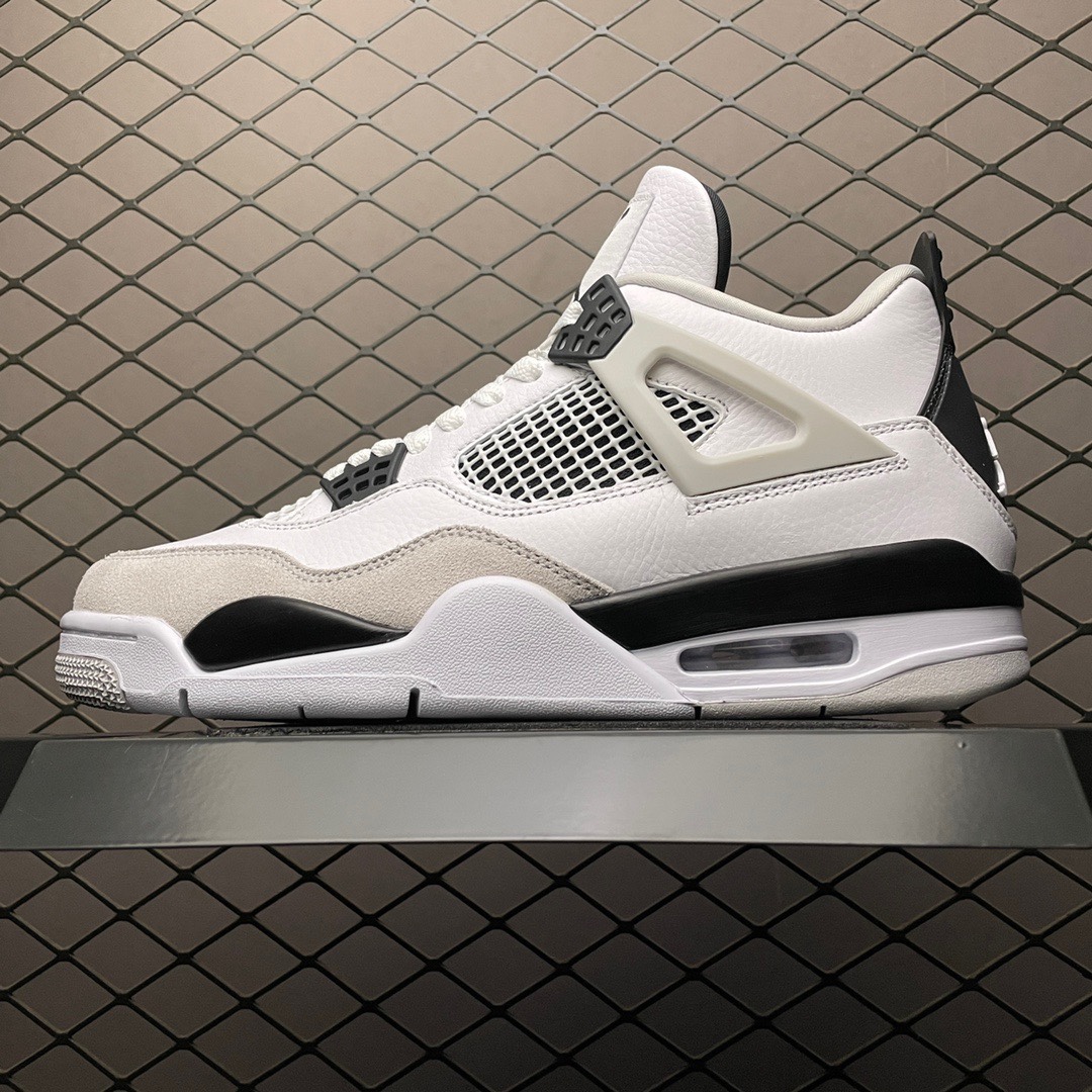 Replica Air Jordan Shoe Air Jordan 4 Military Black Mens DDH6927-111 Womens 408452-111 SIZE 40-47….