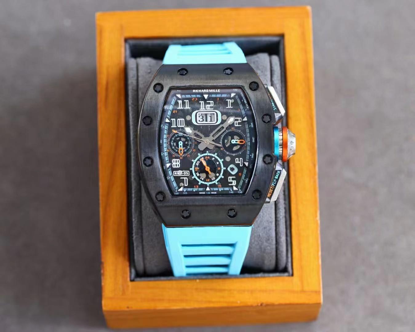 Replica Richard Mille 904l Stainless Steel Automatic Machine Watch 44MM