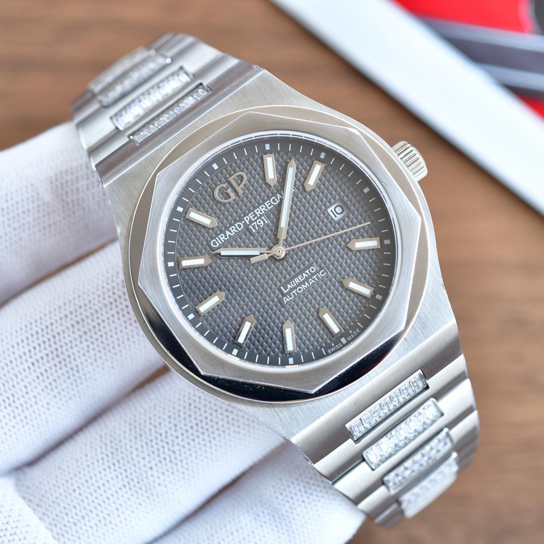 Replica Girard Perregaux 904l Stainless Steel Automatic Machine Watch 42MM