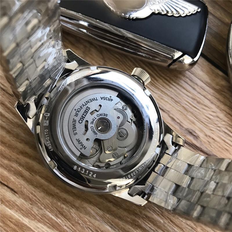 Replica Seiko 904l Stainless Steel Automatic Japanese Movement Watch 42MM
