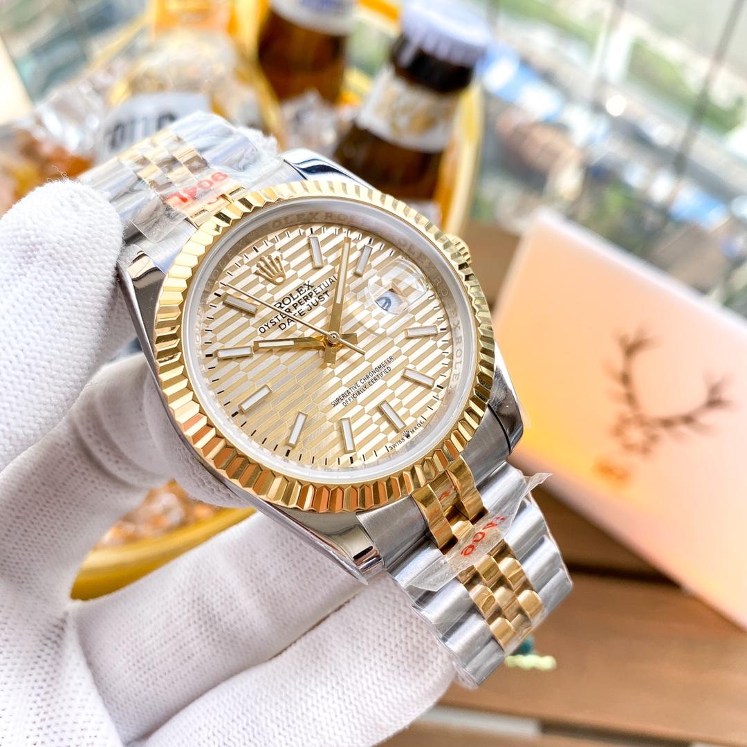 Replica Rolex Datejust 904l Stainless Steel Automatic Mechanical Watch 40mm 36mm