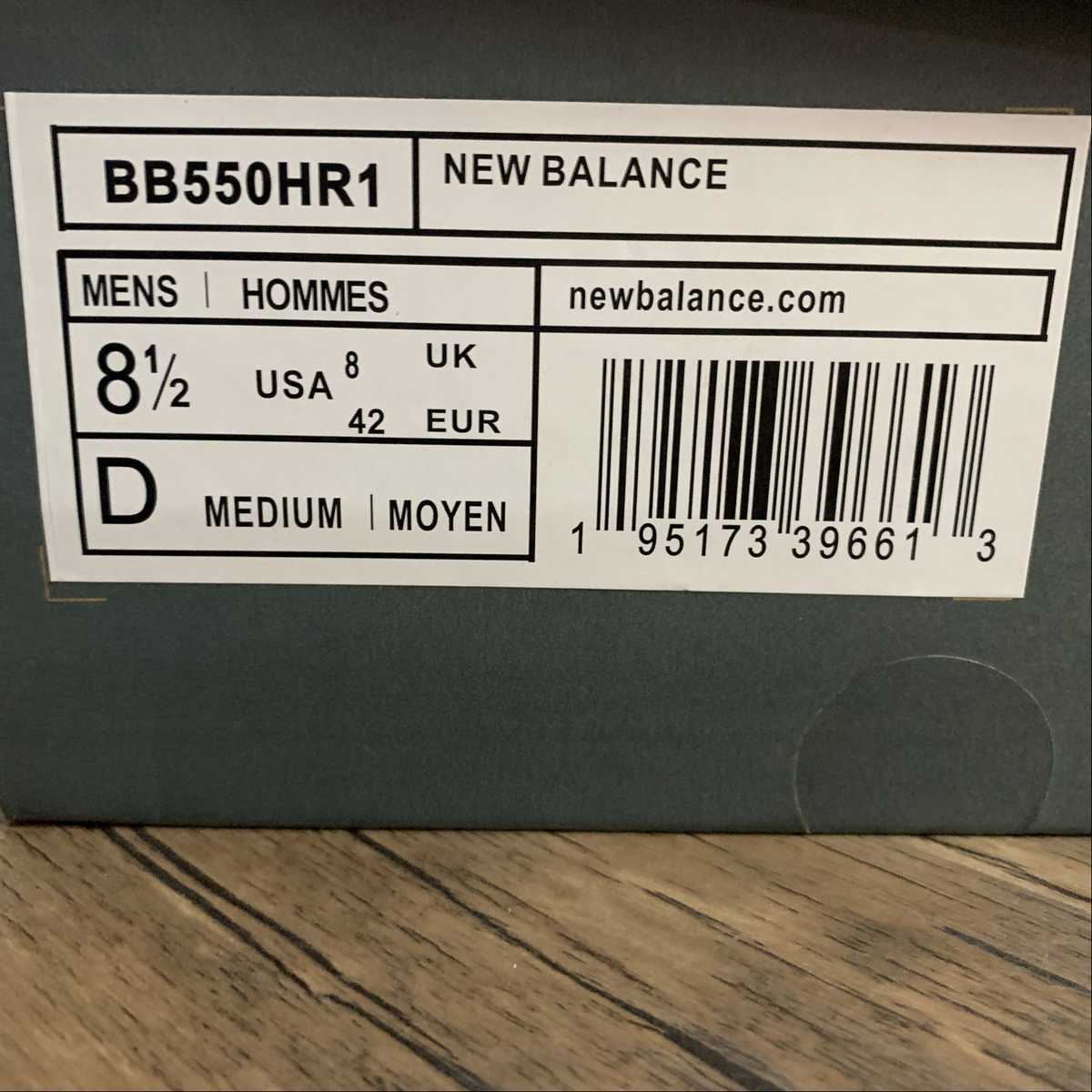 Replica New Balance Shoe New Balance NB550 BB550HR1  36-45