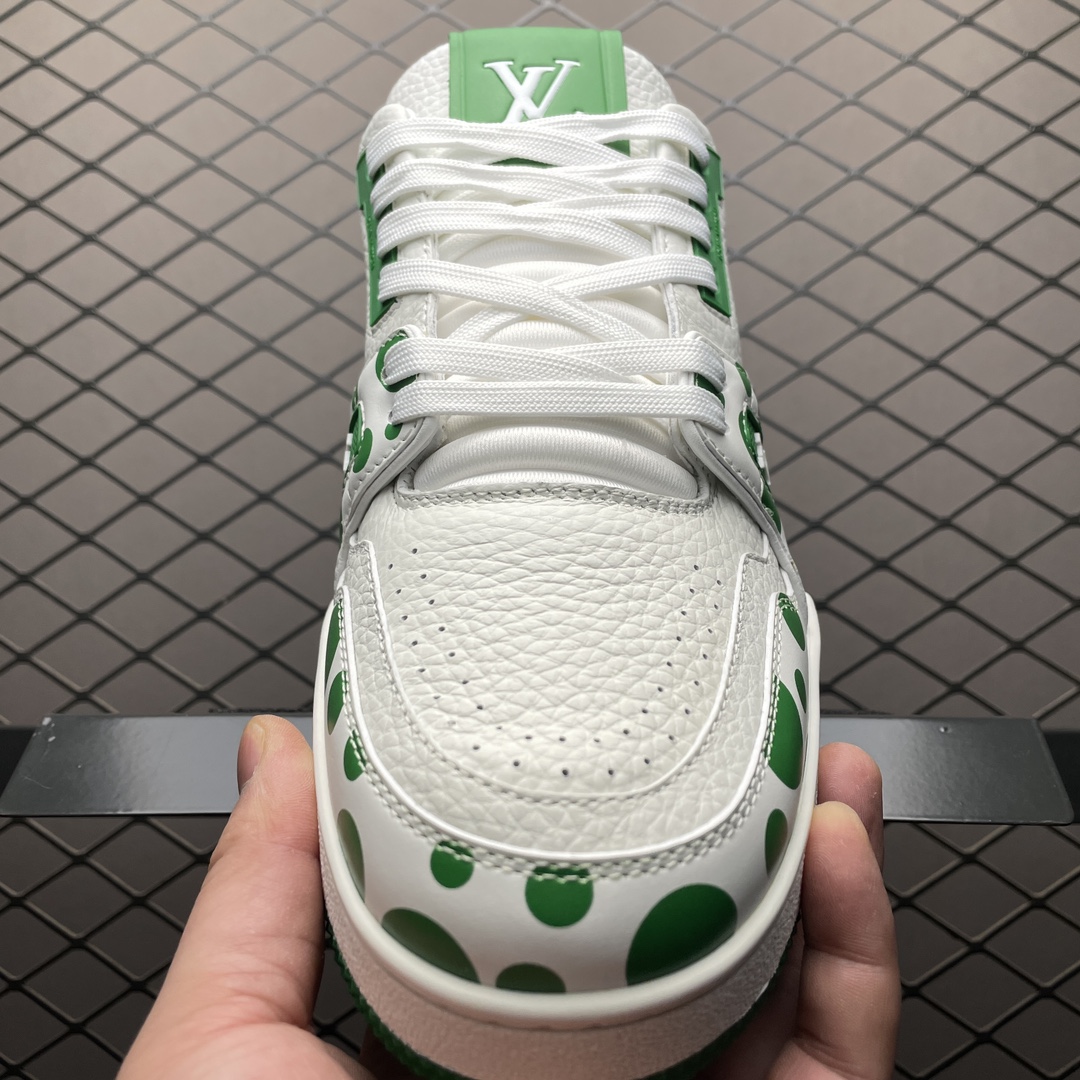 Replica Louis Vuitton Shoe Yayoi Kusama x Louis Vuitton LV Trainer Size 38-46 a