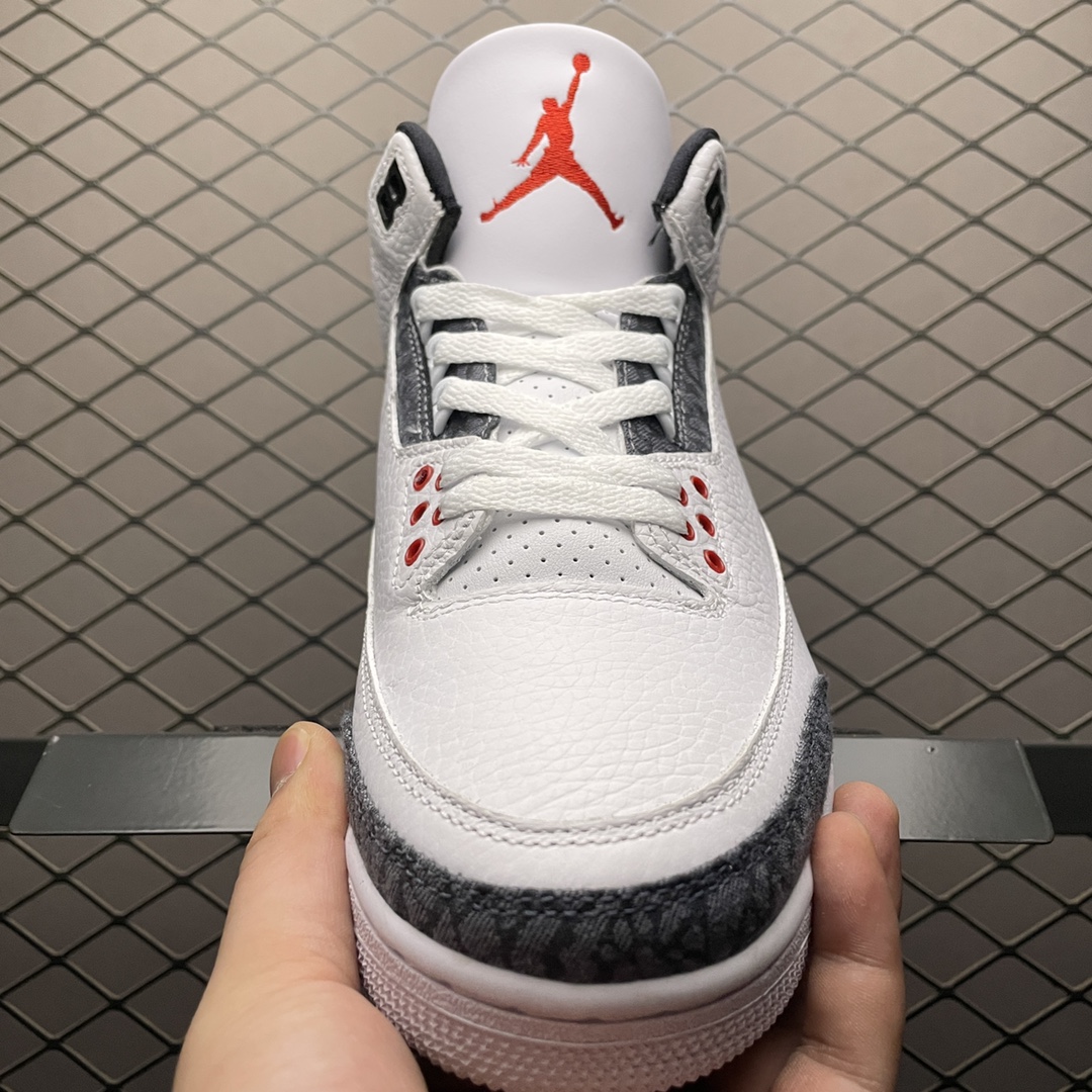Replica Air Jordan Shoe Air Jordan 3 SE DNM Fire Red CZ6431-100 SIZE 40-46