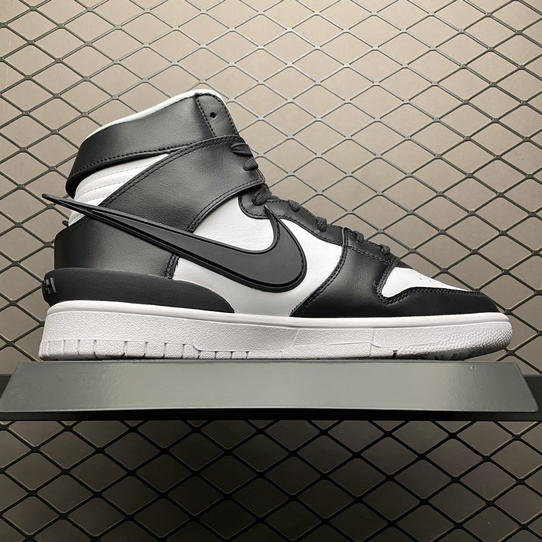 Replica Nike Dunk SB Shoe AMBUSH x Nike Dunk High Black CU7544-001 36-47