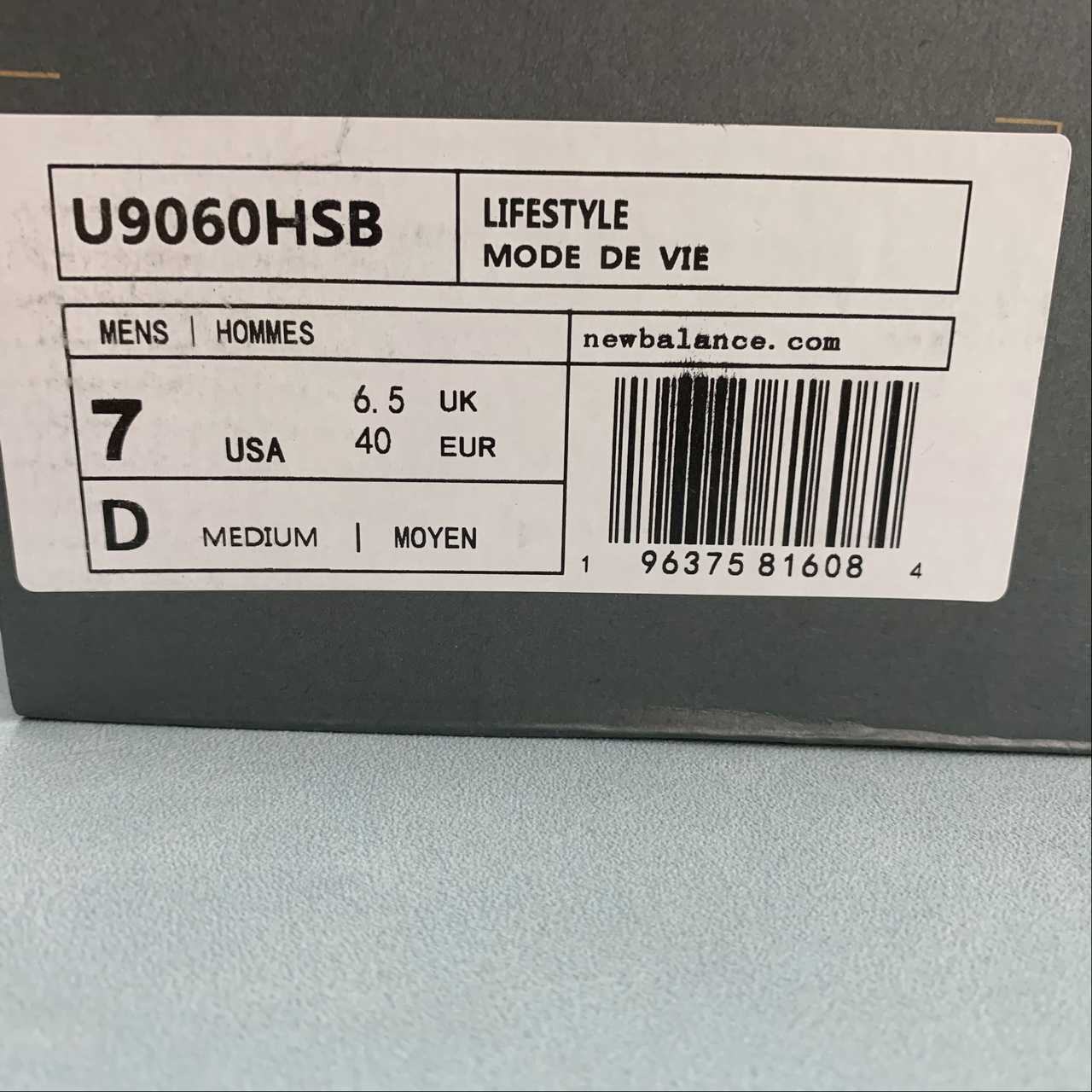 Replica New Balance Shoe New Balance NB9060  U9060HSB  36 -45