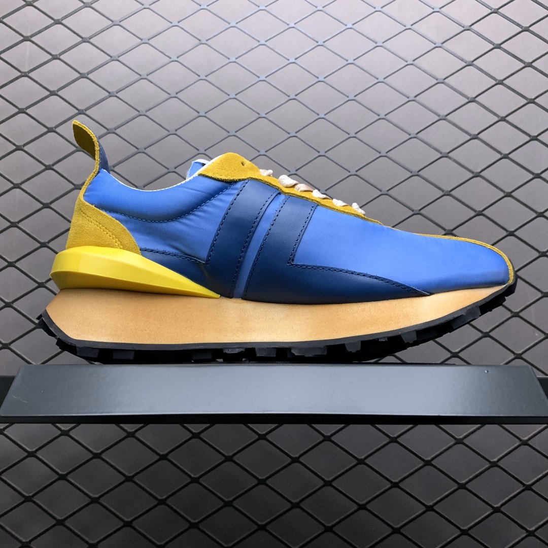 Replica Lanvin Shoe Lanvin Bumper Blue Orange Size 35-40