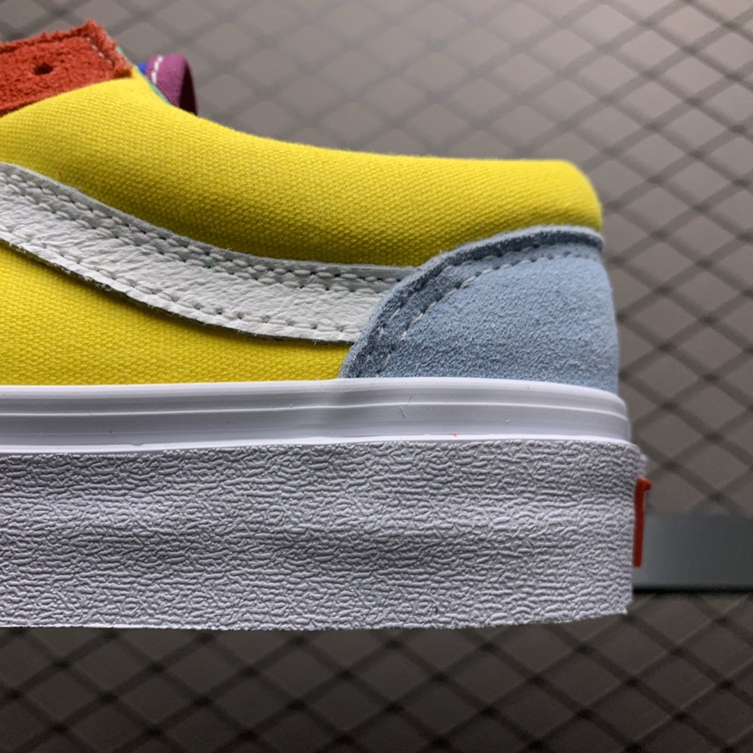 Replica Vans Shoe Vans Style 36 YELLOW RED BLUE WHITE 35-44
