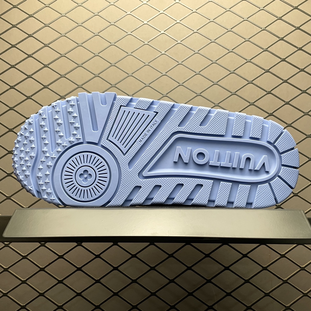 Replica Louis Vuitton Shoe Louis Vuitton LV Trainer Maxi  Size 35-46 blue